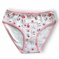 Bikini con estampado castillos y detalle de encaje niña #1276 Cylyo