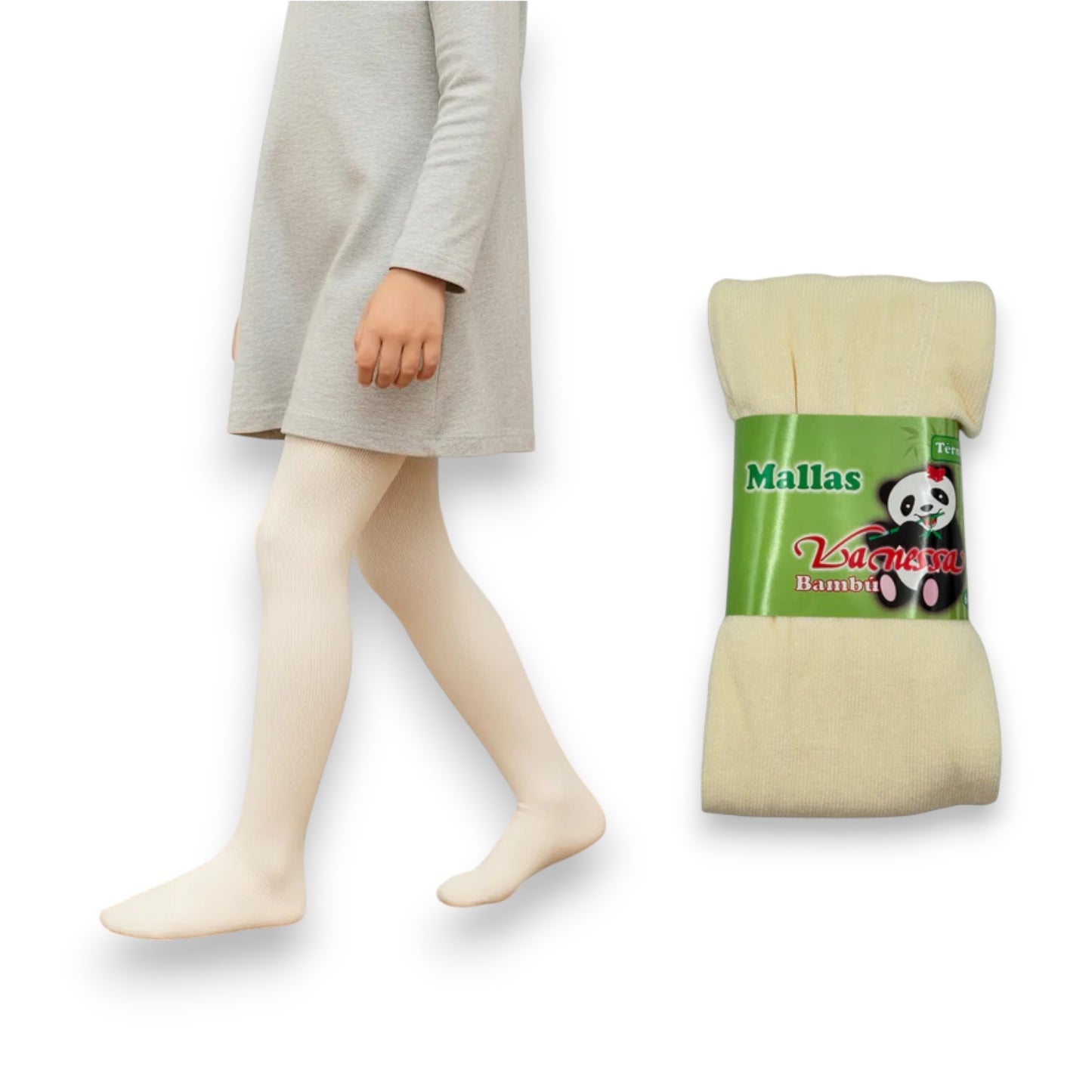 Malla vanessa lisa termica de hilo de bambu varias tallas niña