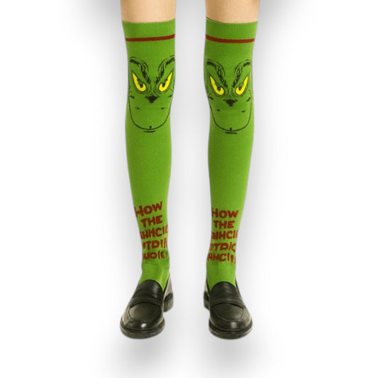 Calceta medieta navideña del Grinch unitalla Oslo