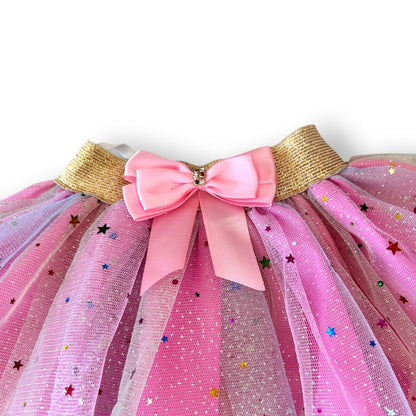 Tutu unicornio brillos económico varias tallas niña