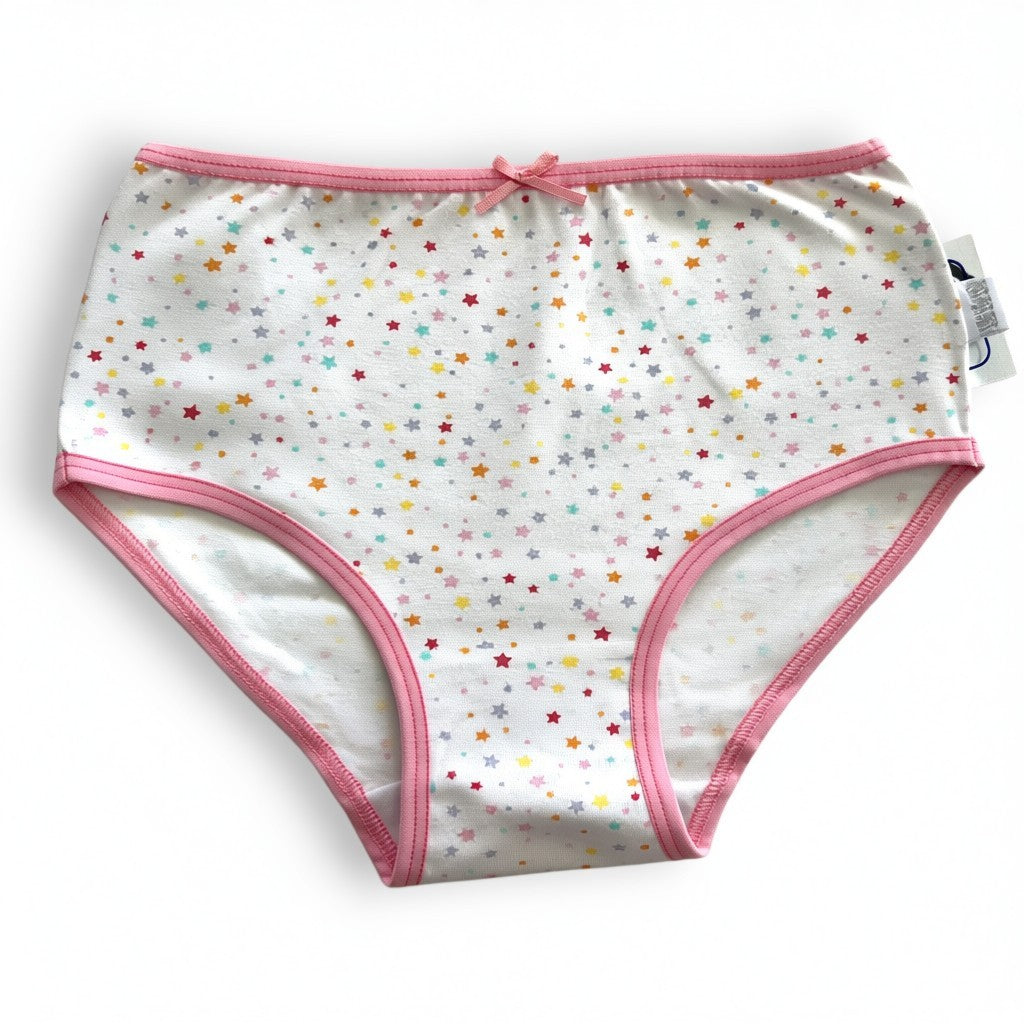 Pantaleta completa estampado estrellas niña #1158 Cylyo