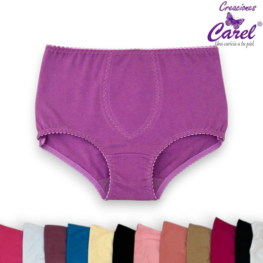 Pantaleta completa surtida de algodón Carel paquete de 12