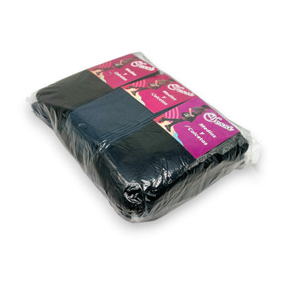 Calceta lisa surtida para señora unitalla Yessi paquete de 12