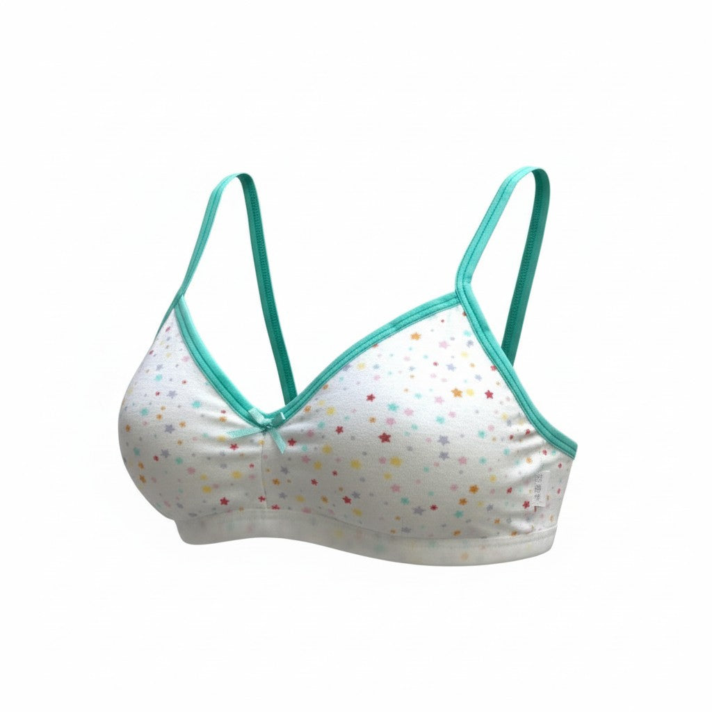 Corpiño con copa estampado estrellas niña #1678 Cylyo