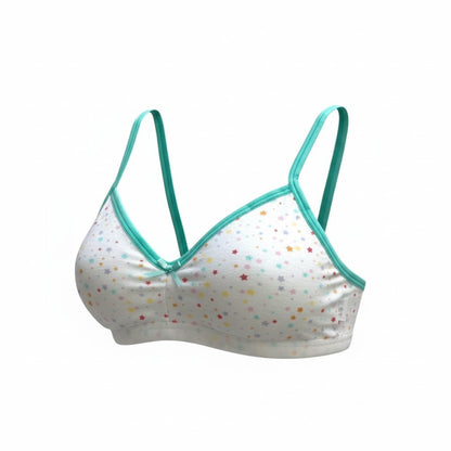Corpiño con copa estampado estrellas niña #1678 Cylyo