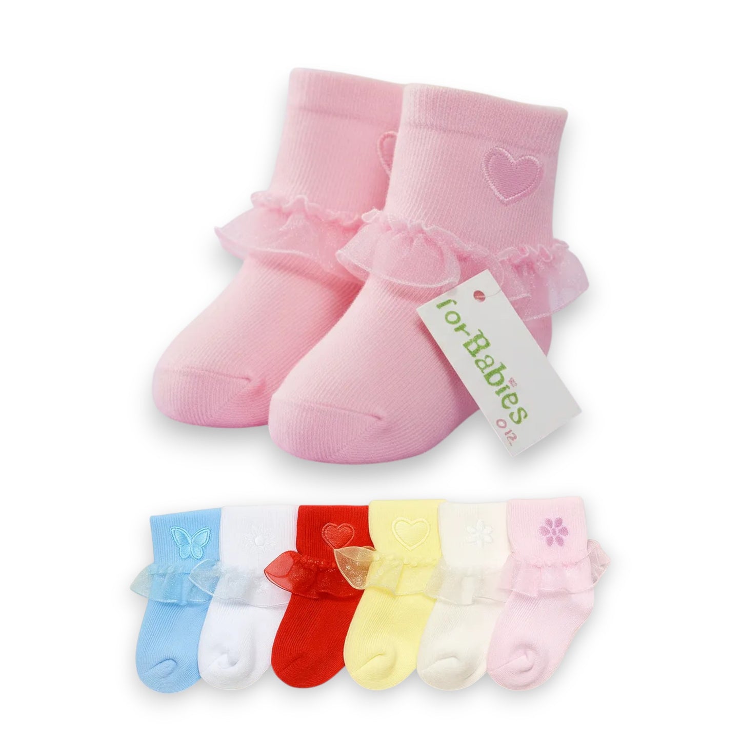 Tobillera de acrilán con olan Leidy paquete de 12