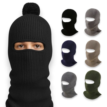 Pasamontañas tejido doble varios colores unitalla