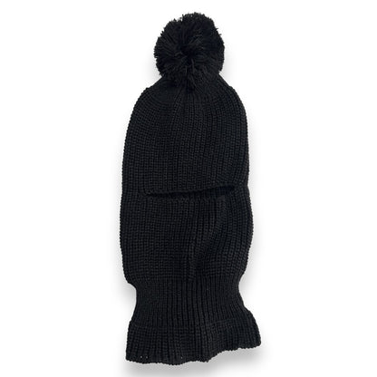 Pasamontañas tejido sencillo negro unitalla