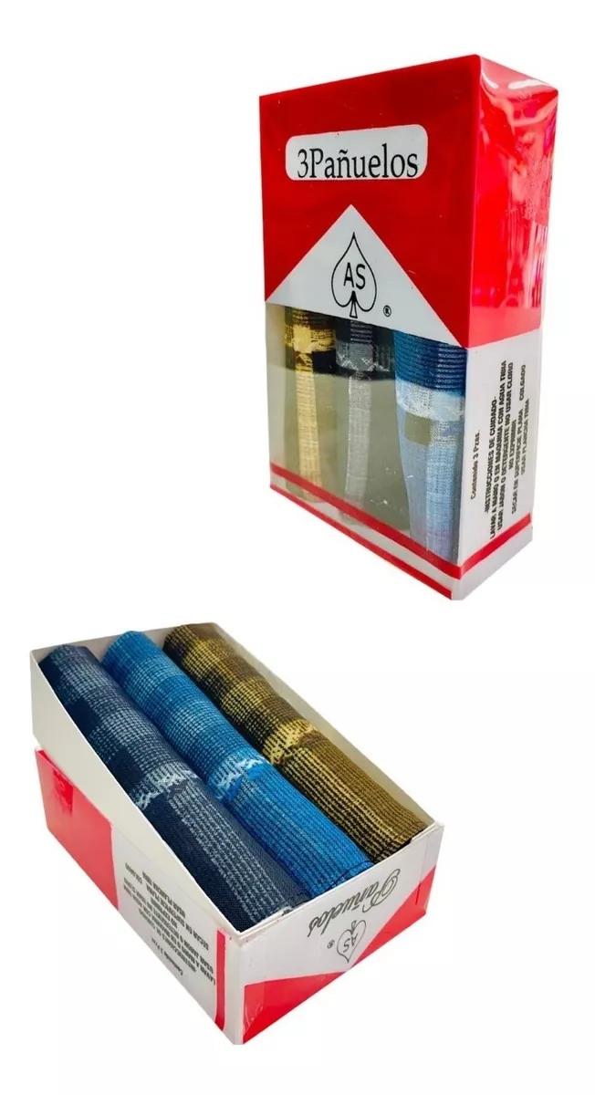 Pañuelo de poliéster paquete de 3 #245 caballero