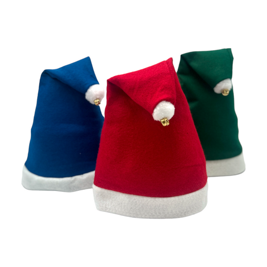 Gorro navideño de fieltro colores unitalla