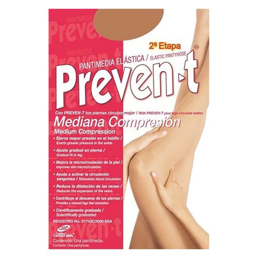 Pantimedia elástica mediana compresión 2da etapa prevent