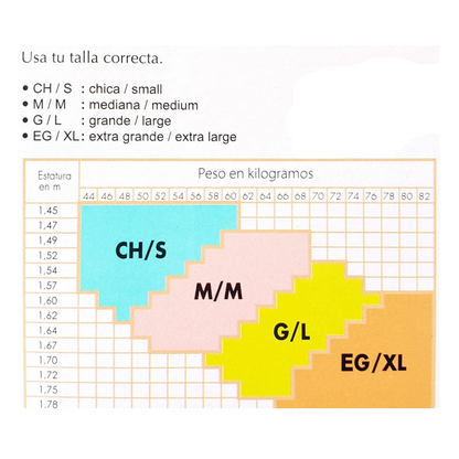 Pantimedia foreva light control ligero en vientre