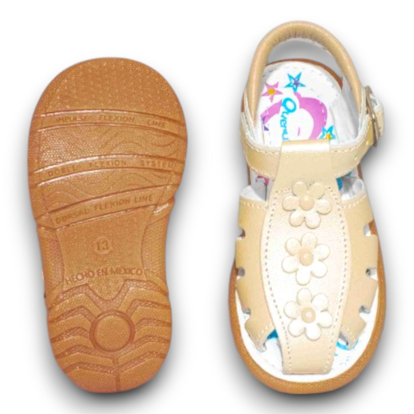 Zapato suela huarache niña #1787