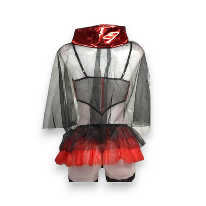 Baby doll disfraz vampira unitalla