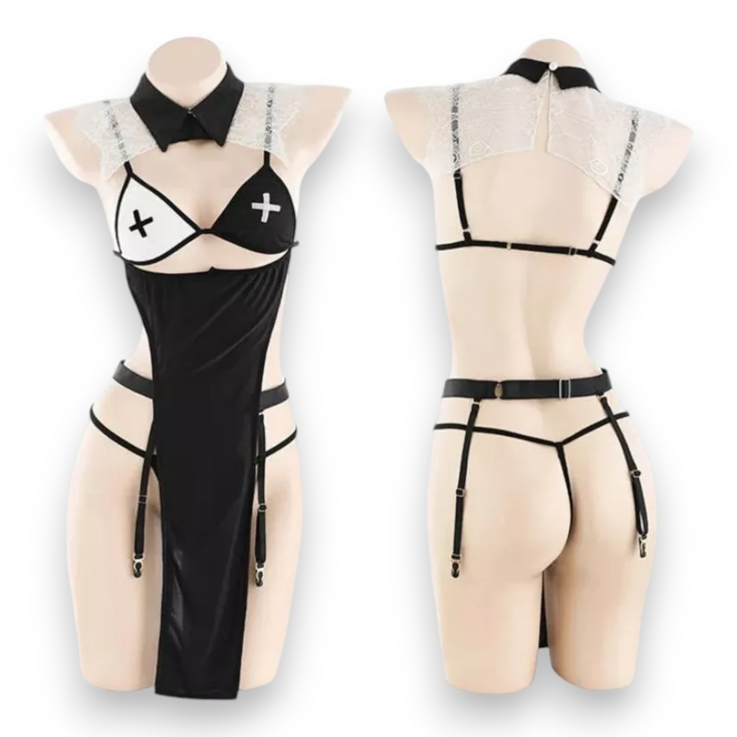 Baby doll disfraz monja unitalla