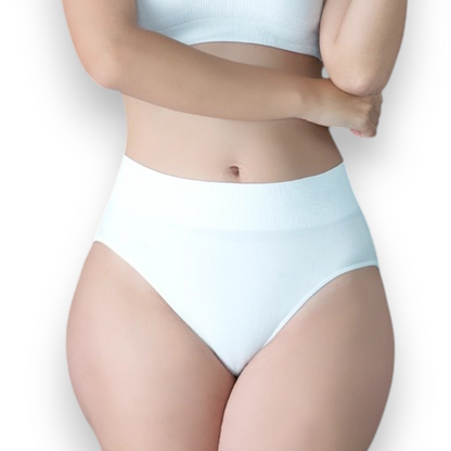 Bikini de microfibra basico liso resorte ancho colores unitalla dama