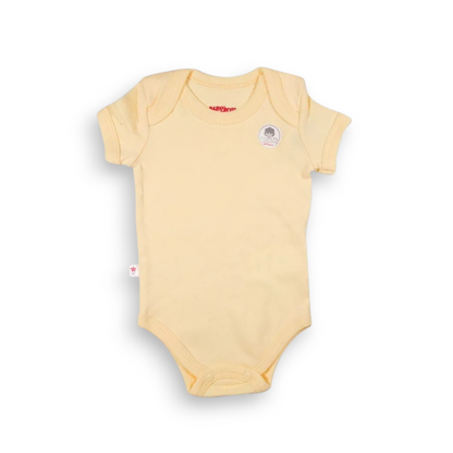 Pañalero manga corta de algodón liso baby creysi #564