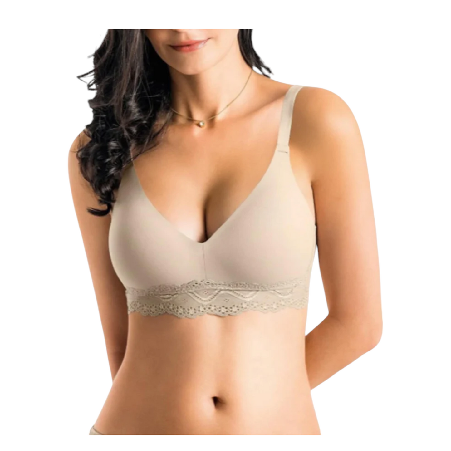 Brasier sin varillas con encaje #7875