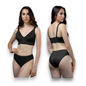 Bikini cachetero de microfibra liso colores unitalla dama Catherine