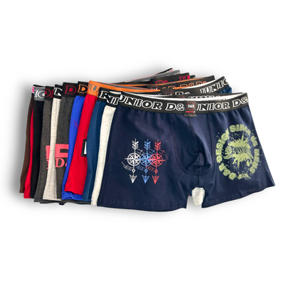Biker estampado varias tallas paquete de 12