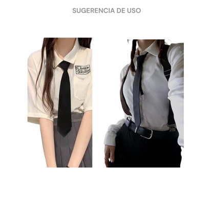 Corbata larga hecha paloma gancho metal