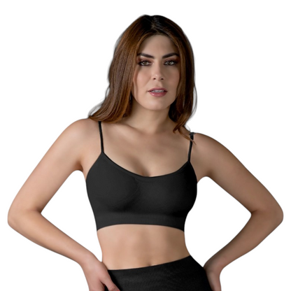 Top tirante delgado con copas de microfibra colores lisos unitalla catherine