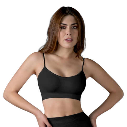 Top tirante delgado con copas de microfibra colores lisos unitalla catherine