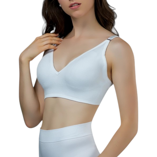 Top triangular con correderas de microfibra colores lisos unitalla ctaherine