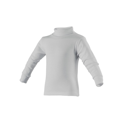 Playera ramoncito cuello ruso manga larga colores infantil unisex