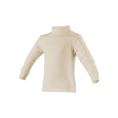 Playera ramoncito cuello ruso manga larga colores infantil unisex