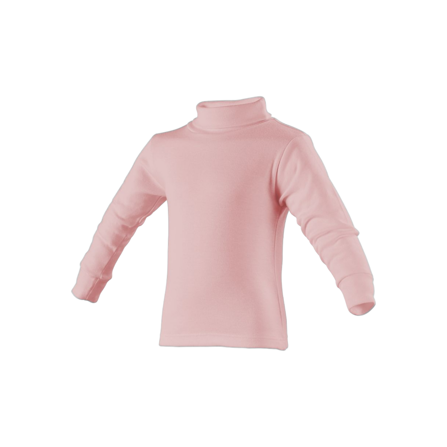 Playera ramoncito cuello ruso manga larga colores infantil unisex