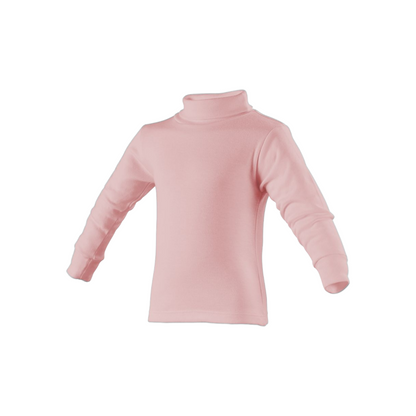 Playera ramoncito cuello ruso manga larga colores infantil unisex