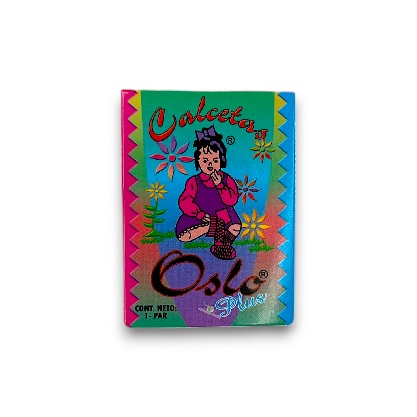 Calceta escolar lisa oslo plus paquete de 6