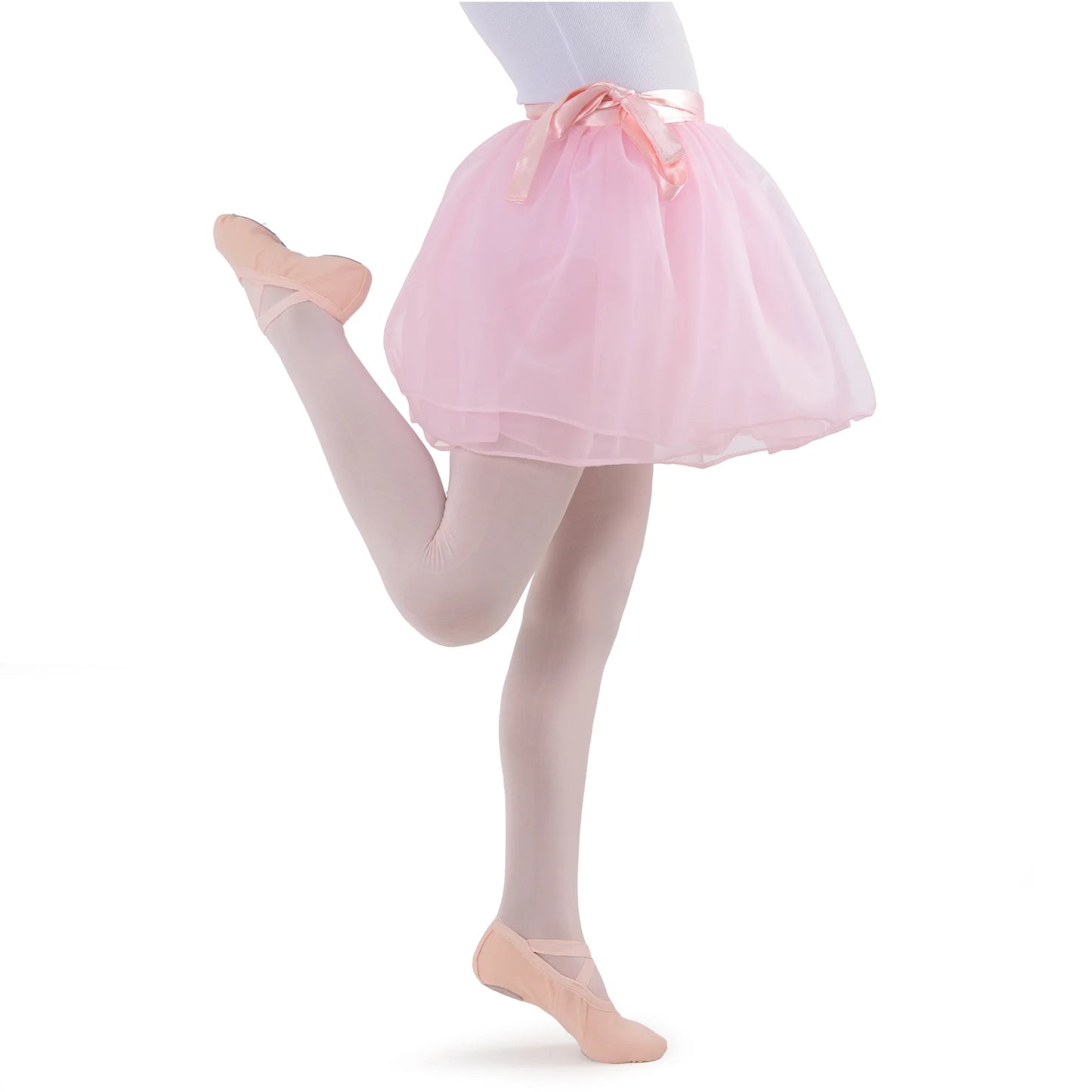 Zapatilla de ballet lona stretch rosa varias tallas #906