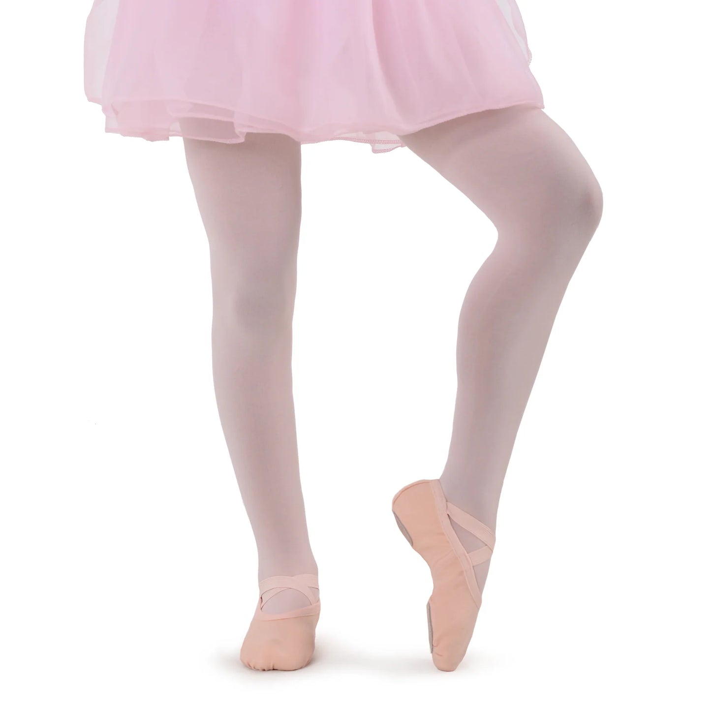 Zapatilla de ballet lona stretch rosa varias tallas #906
