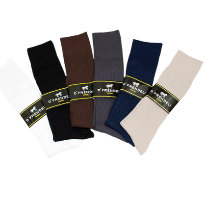 Calcetines de nylon canale sin costura unitalla caballero Dfrendeli paquete de 6