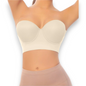 Brasier colombiano strapless ancho preformado con varilla Annchery #3335