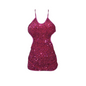 Baby doll vestido lentejuelas unitalla dama