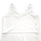 Camiseta lisa blanca con detalle de listón en pecho niña #1007 Cylyo