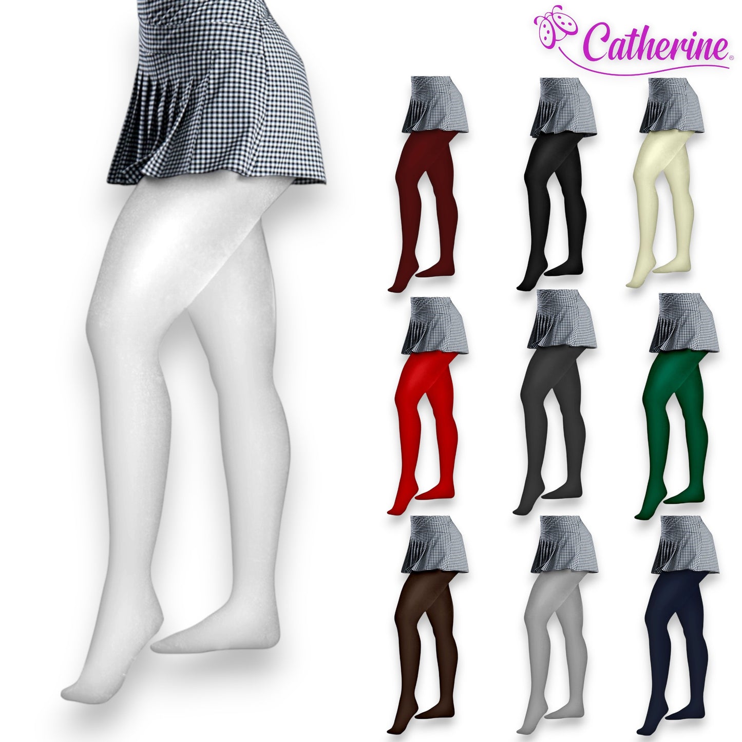 Malla lisa de acrilán gruesa térmica dama Catherine