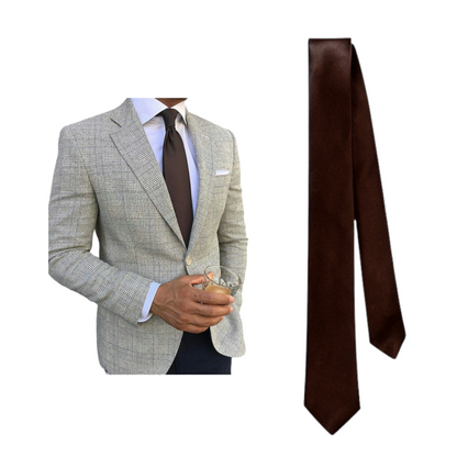 Corbata razo larga colores
