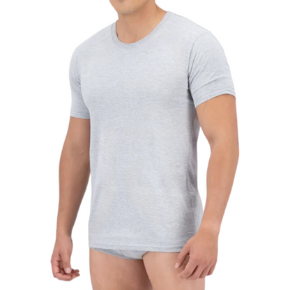 Playera trueno cuello redondo manga corta colores caballero #300-R