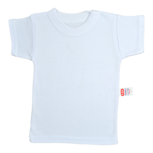 Playera cuello redondo manga corta bebé AYA unisex