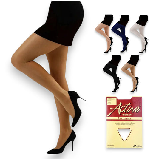Pantimedia con hilo lycra soft  maximo ajuste Active