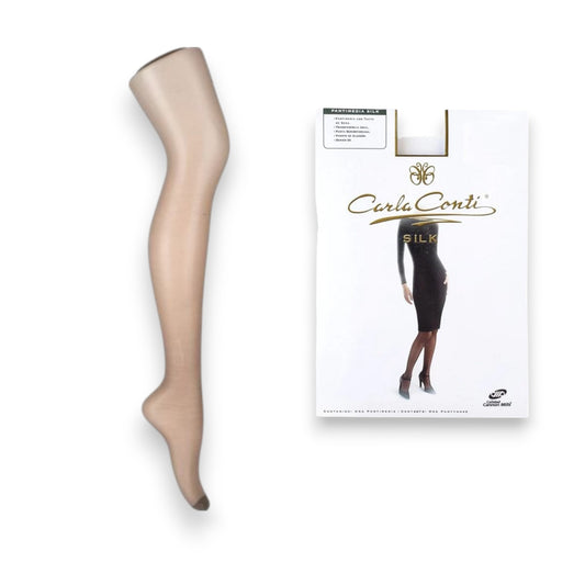 Pantimedia semi transparente tacto seda silk Carla Conti