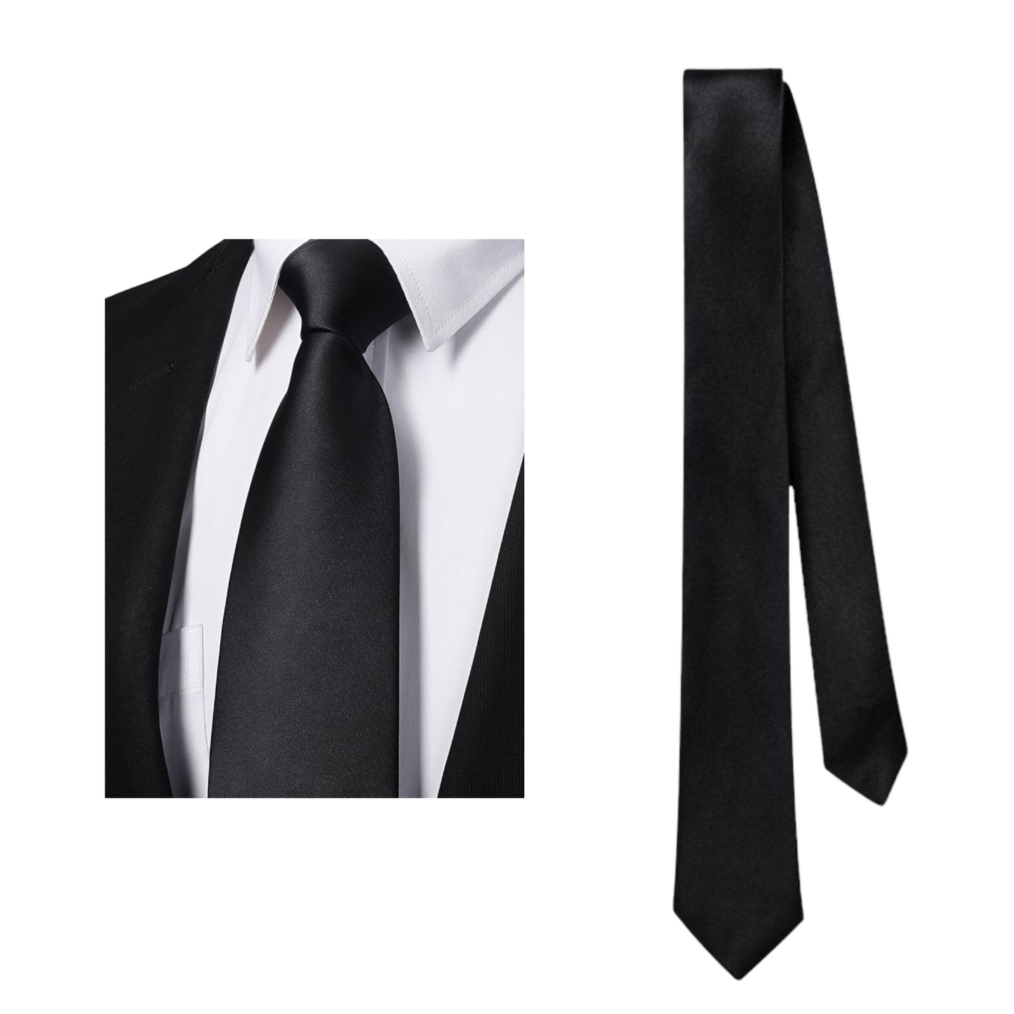 Corbata razo larga colores