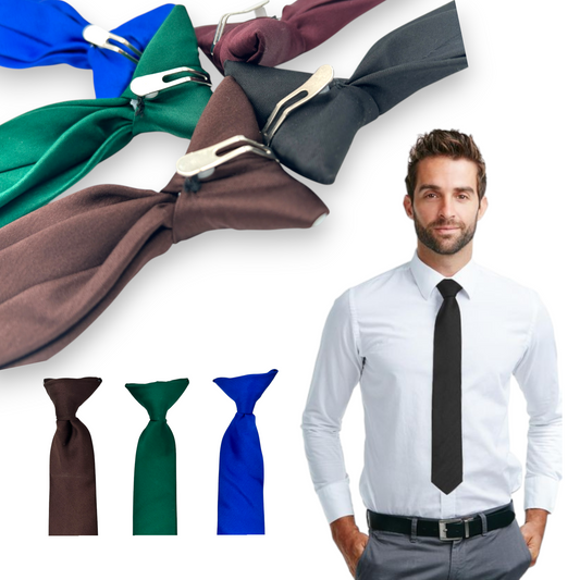 Corbata larga hecha paloma gancho metal