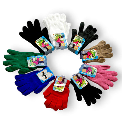 Guante de acrilán liso varios colores infantil unisex Magic