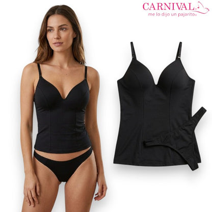Set camiseta con copas y tanga #5420 dama Carnival