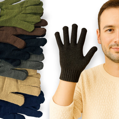 Guante de acrilán liso varios colores Caballero Magic